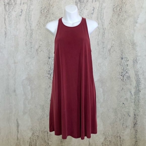 Abercrombie & Fitch Raspberry Red Swing Aline Dress - Picture 3 of 4